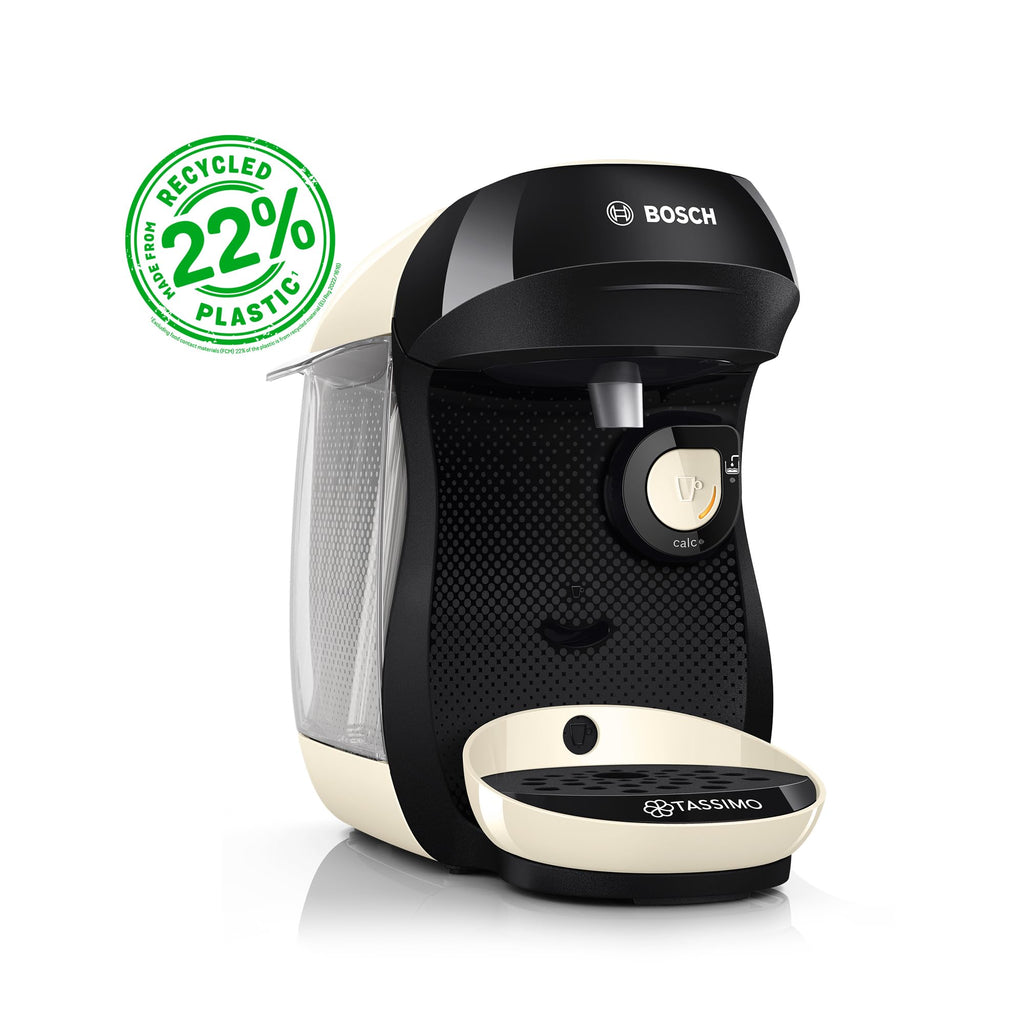 Machine à café Tassimo Happy TAS107E Crème - +70 Boissons - OneTouch