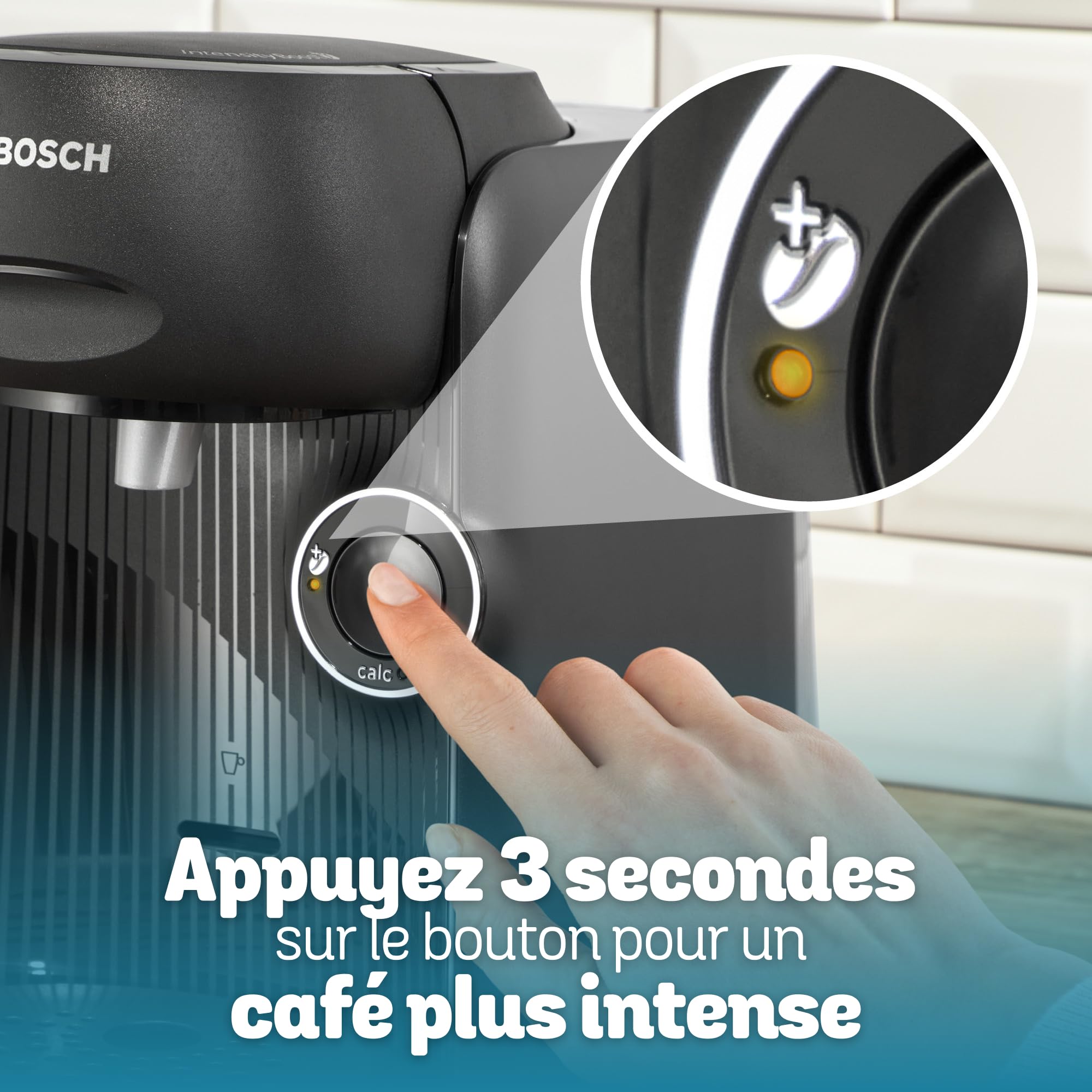 Machine à café Tassimo Finesse TAS162E Noir - +70 Boissons - Intellibrew
