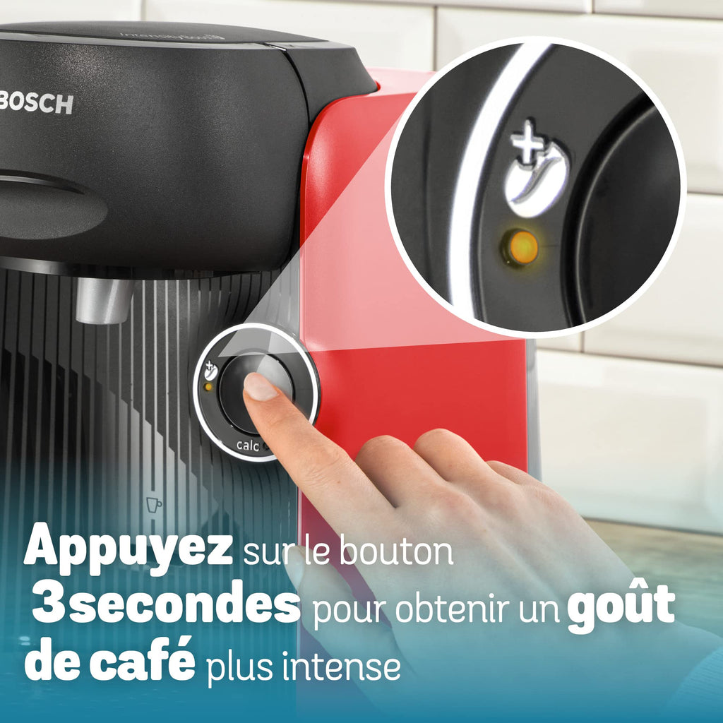 Machine à café Tassimo Finesse TAS16B3 Rouge Intense - Jusqu'à 70 Boissons