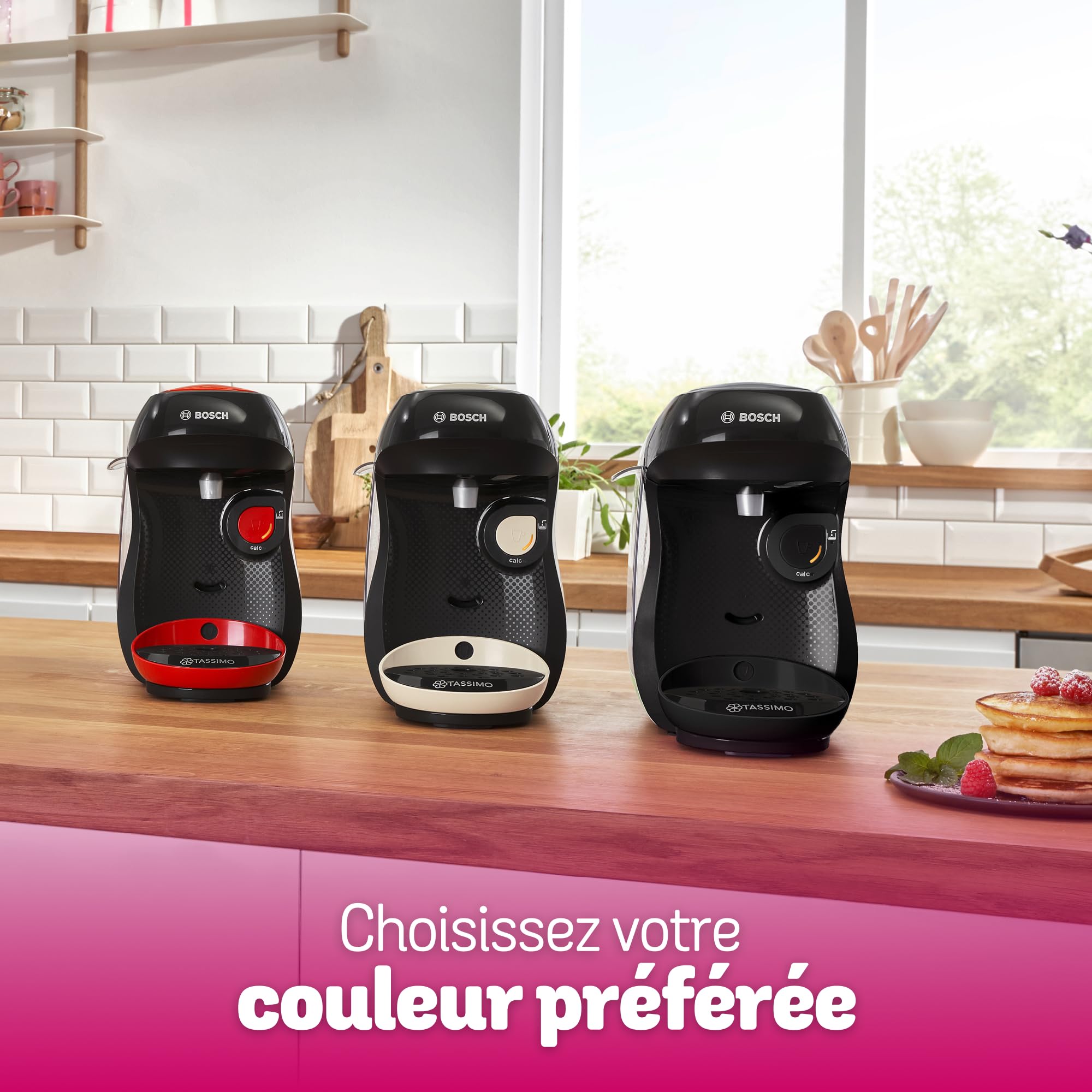 Machine à café Tassimo Happy TAS103E Rouge - +70 Boissons - OneTouch